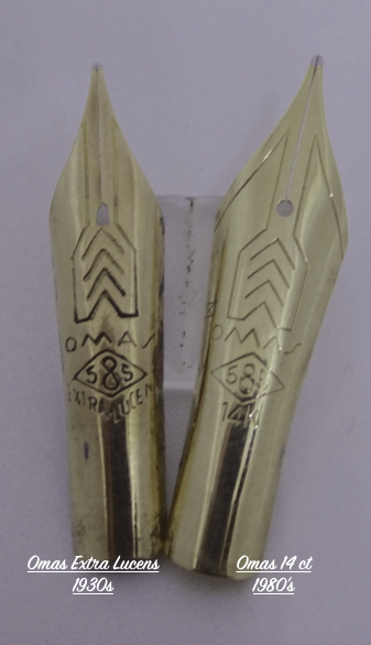 OMAS MODERN NIBS- FROM 14 CT TO 18 CT | Tenpen - By Letizia Iacopini